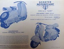 Publicité scooter motobecane d'occasion  France