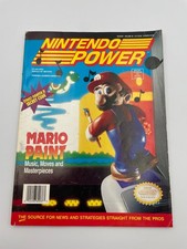 Nintendo Power Vol 39 Mario Paint, Aug. 1992, with poster comprar usado  Enviando para Brazil