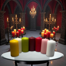 Pillar candles unscented for sale  MANCHESTER