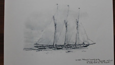 Lithographie bateau mats d'occasion  Saint-Lô