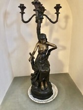 Candelabro statua bronzo usato Candelabro statua bronzo usato  Prato