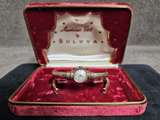 Usado, Vintage American Girl por Bulova 1953 1/10 K Relógio Folheado a Ouro com Pulseira Extra  comprar usado  Enviando para Brazil