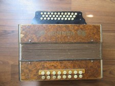Acordeão vintage Hohner diatônico botão acordeão - DGC - SEM PALHETAS GRAVES comprar usado  Enviando para Brazil