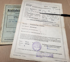 Kfz brief kraftfahrzeugbrief gebraucht kaufen  Wernigerode