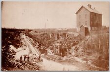 Cartão postal Grist Mill at Barrow Bay Ontario Water Wheel 1977 Mar ONT cancelar H67 comprar usado  Enviando para Brazil