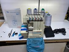 MÁQUINA DE COSTURA OVERLOCKER SINGER 14U 285B COM 5 FIOS 2 AGULHAS.FEITA NO JAPÃO, usado comprar usado  Enviando para Brazil