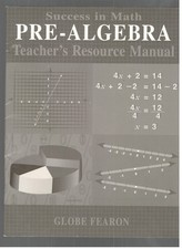 Pre-Algebra, Teacher's Resource Manual (Success in Math) comprar usado  Enviando para Brazil