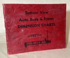 Bottom View Auto Body and Frame Dimension Charts segunda mano  Embacar hacia Mexico