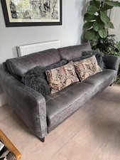 Distressed modern leather for sale  NORTH SHIELDS