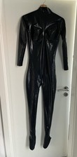 Latex catsuit schwarz gebraucht kaufen  Mühlhausen