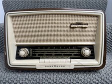 Vintage Funcionando! Rádio tubo AM/FM/SW década de 1950 Nordmende Sterling Elektra mesa comprar usado  Enviando para Brazil