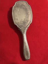 Vintage silverplated hairbrush for sale  HAYWARDS HEATH