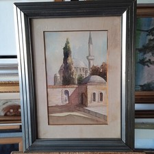 Acquerello epoca orientalista usato  Busto Arsizio