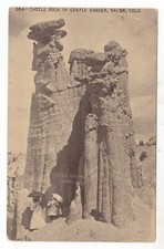 c1910 SALIDA COLORADO CASTELO ROCK GARDEN MULHER MENINA UMBELLA CARTÃO POSTAL VINTAGE CO comprar usado  Enviando para Brazil
