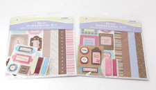 Usado, Mini kit de scrapbook lote 2 (folha adesiva levantada fita adesiva) NOVO comprar usado  Enviando para Brazil