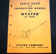 Hyster crane parts for sale  Portland