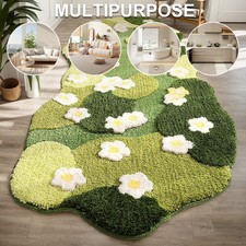 Moss rug fluffy for sale  USA