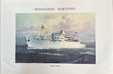 Affiche ancienne messageries d'occasion  Marseille I