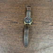 Relógio cronógrafo Fossil masculino 45mm BQ2074 pulseira de couro mostrador preto precisa de bateria comprar usado  Enviando para Brazil