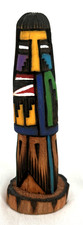 Boneco de madeira Nancy Woodman Navajo cabelo longo Shalako Kachina 6" comprar usado  Enviando para Brazil
