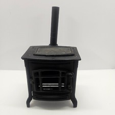 Fogão a lenha estilo cabine country miniatura ferro fundido pesado vintage comprar usado  Enviando para Brazil