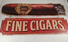 Fine cigars signage for sale  Schulenburg
