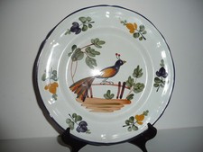 Assiette émaillé décor d'occasion  Pont-Croix