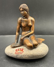 Vintage kupfer meerjungfrau gebraucht kaufen  Jestetten