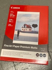 Papel fine art Canon A3+ 13x19 20 FOLHAS comprar usado  Enviando para Brazil