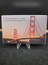 Usado, 2018 "S" San Francisco PRATA em perfeito estado caixa de prova reversa e certificado de autenticidade (10 moedas)  comprar usado  Enviando para Brazil
