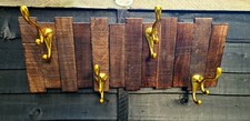 Wooden rack golden for sale  UK