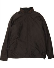 Jaqueta corta-vento masculina com capuz CHAPS Reino Unido 42 GG poliéster preto AS09 comprar usado  Enviando para Brazil