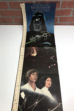 Vintage 1977 Star Wars Gráfico de Crescimento Infantil Régua 34" Grande Cartaz Exibição RARO!🔥 comprar usado  Enviando para Brazil
