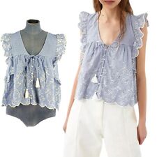 Zara cutwork top for sale  LIVERPOOL