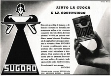 Pubblicita 1936 sugoro usato  Biella