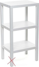 Używany, Półka łazienkowa Tatay Lombok biała 29 x 38 x 73,5 cm na sprzedaż Używany, Półka łazienkowa Tatay Lombok biała 29 x 38 x 73,5 cm na sprzedaż  PL