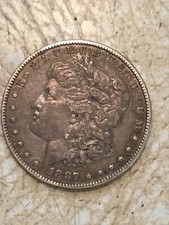 1887 morgan silver for sale  North Versailles