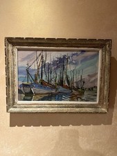 Ancien tableau huile d'occasion  La Ferté-Gaucher