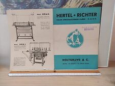 Depliant hertel richter usato  Bologna