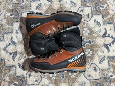 Botas de montanhismo Scarpa Mont Blanc Pro laranja masculinas EUA 11 / Reino Unido 10 / UE 44.5 comprar usado  Enviando para Brazil