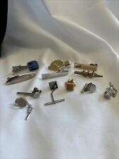 De colección Lote De 12 Cierres Y Alfileres De Corbata Tono Dorado Y Plata segunda mano  Embacar hacia Mexico