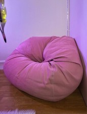Pouf rosé poudré d'occasion  Paris XIX
