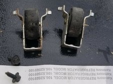 Um par de rolos traseiros para armário de geladeira Kenmore/KitchenAid peça # W10250570, usado comprar usado  Enviando para Brazil