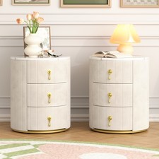 2set upholstered nightstand for sale  USA