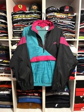 Jaqueta corta-vento vintage anos 90 Nike color block meio zíper Anorak tamanho G, usado comprar usado  Enviando para Brazil