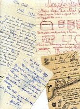 Lot lettres père d'occasion Lot lettres père d'occasion  Genillé