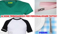 Nomi piccoli termoadesivi usato  Italia