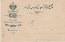 Cartolina pubblicitaria fattur usato  Italia
