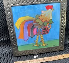 Chicken art colorful for sale  Leander