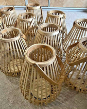 Bamboo lanterns folding for sale  MAIDENHEAD